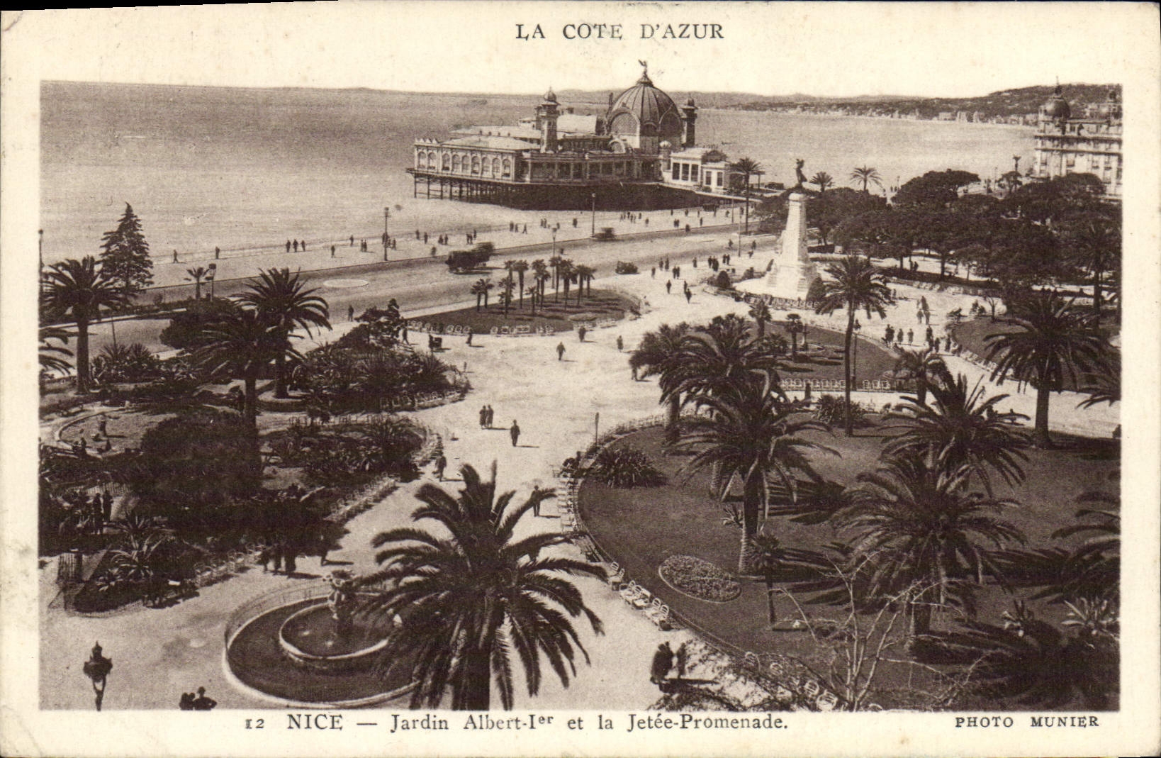 CPA Nice Jardin Albert 1er Et la Jetee Promenade