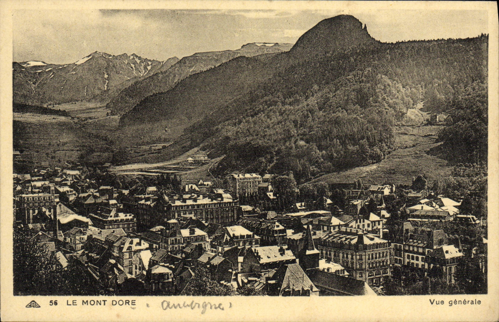 CPA Le Mont Dore Vue Generale