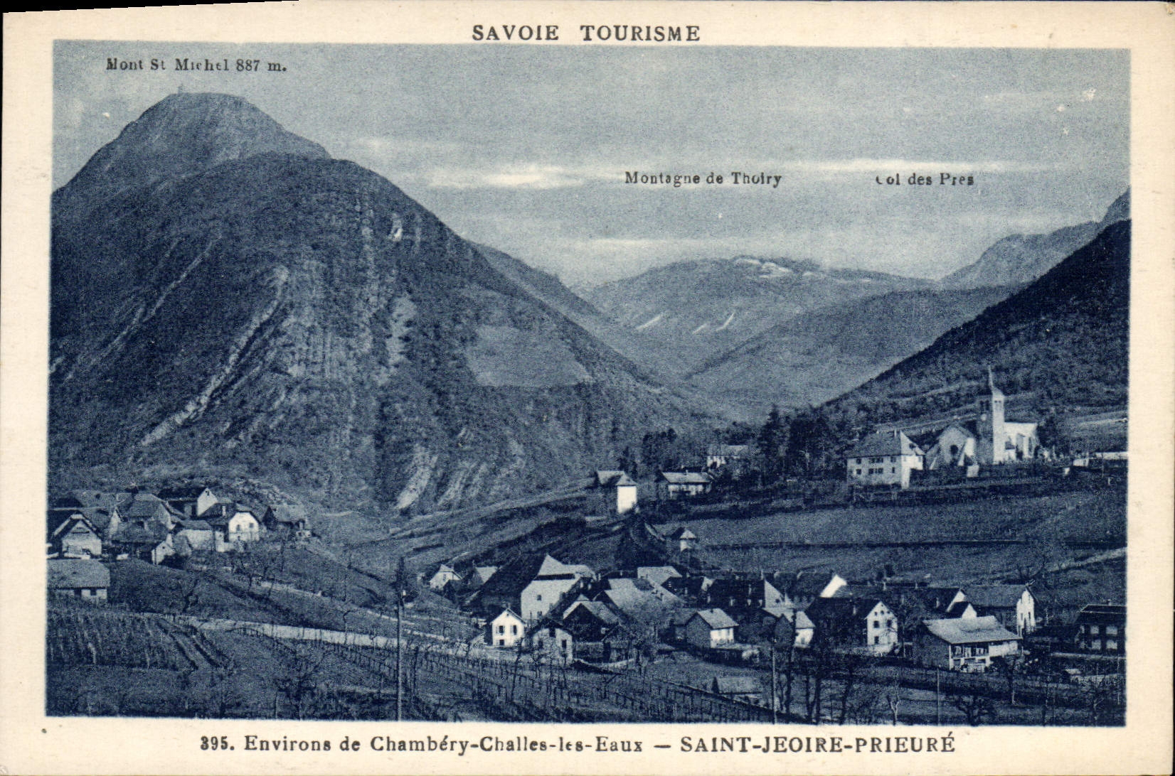 CPA Environs de Chambery Challes les Eaux Saint Jeoire Prieure 