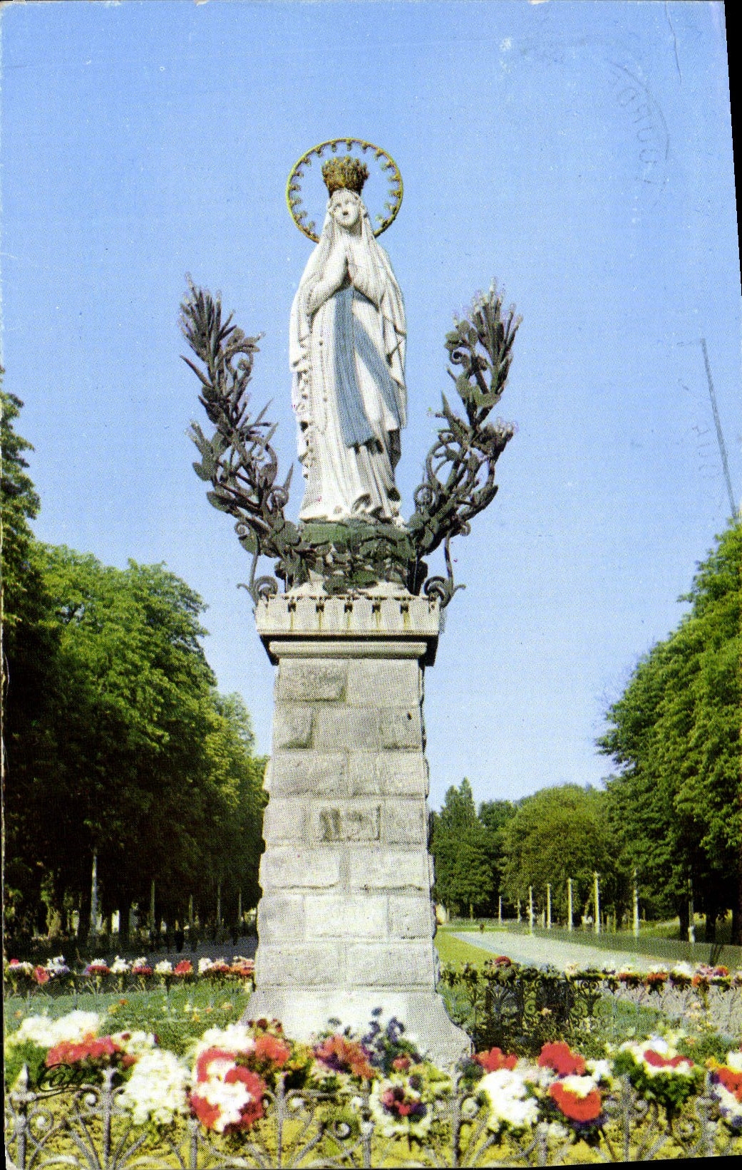 POSTAL MODERNA pesado la Virgen de Couronnee