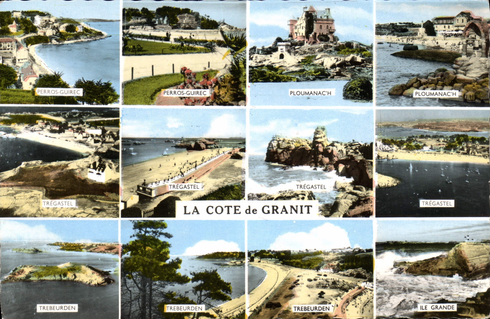 CPM La Cote De Granit Perros Guirec Ploumanach Tregastel Trebeurden Ile Grande