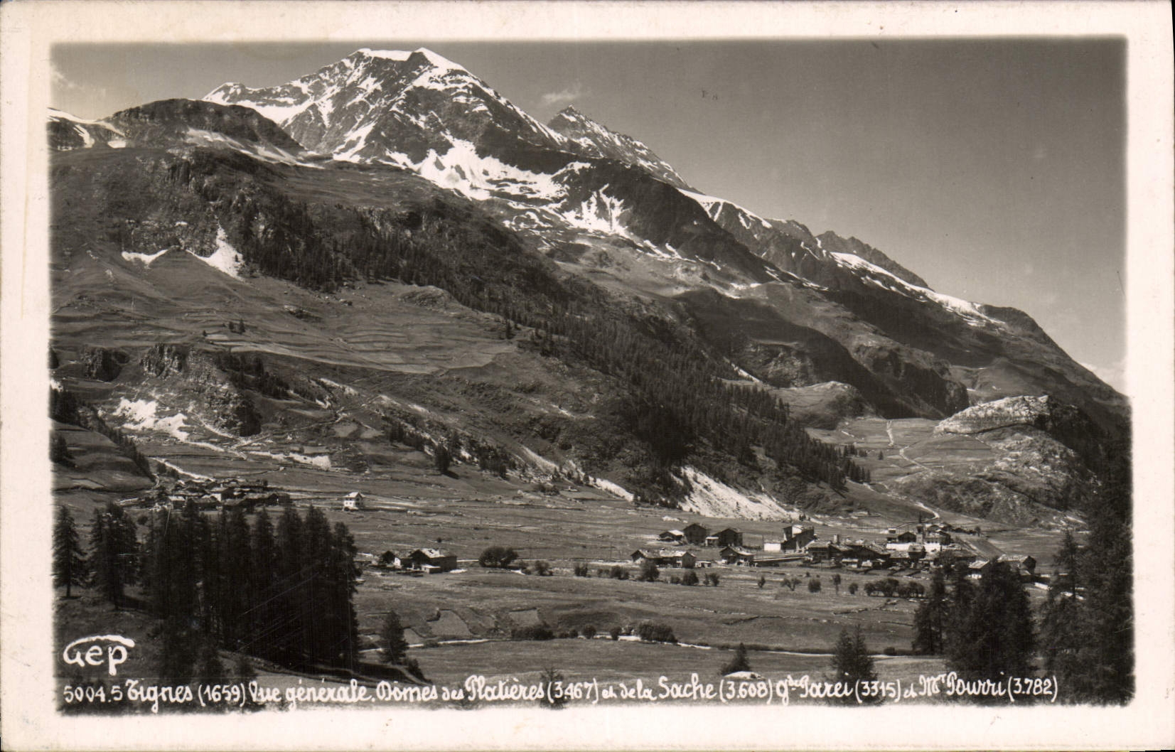 CPA Tignes Vue Generale 