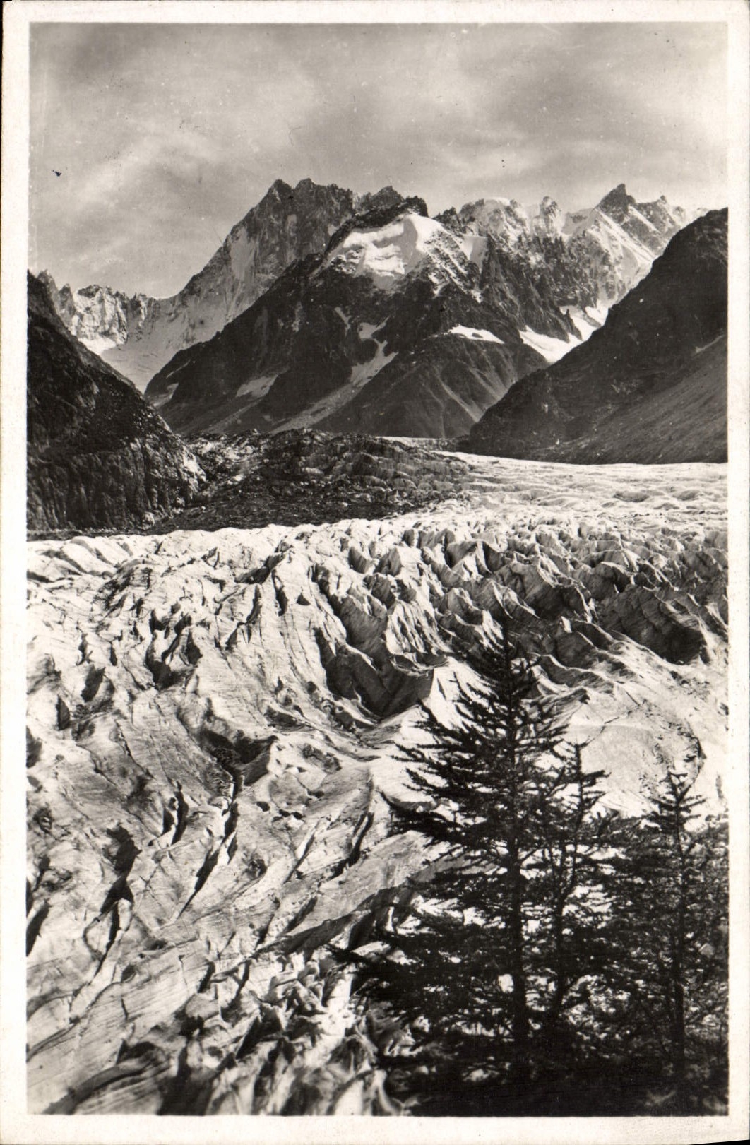 VINTAGE POSTCARD Chamonix Sea Of Ice