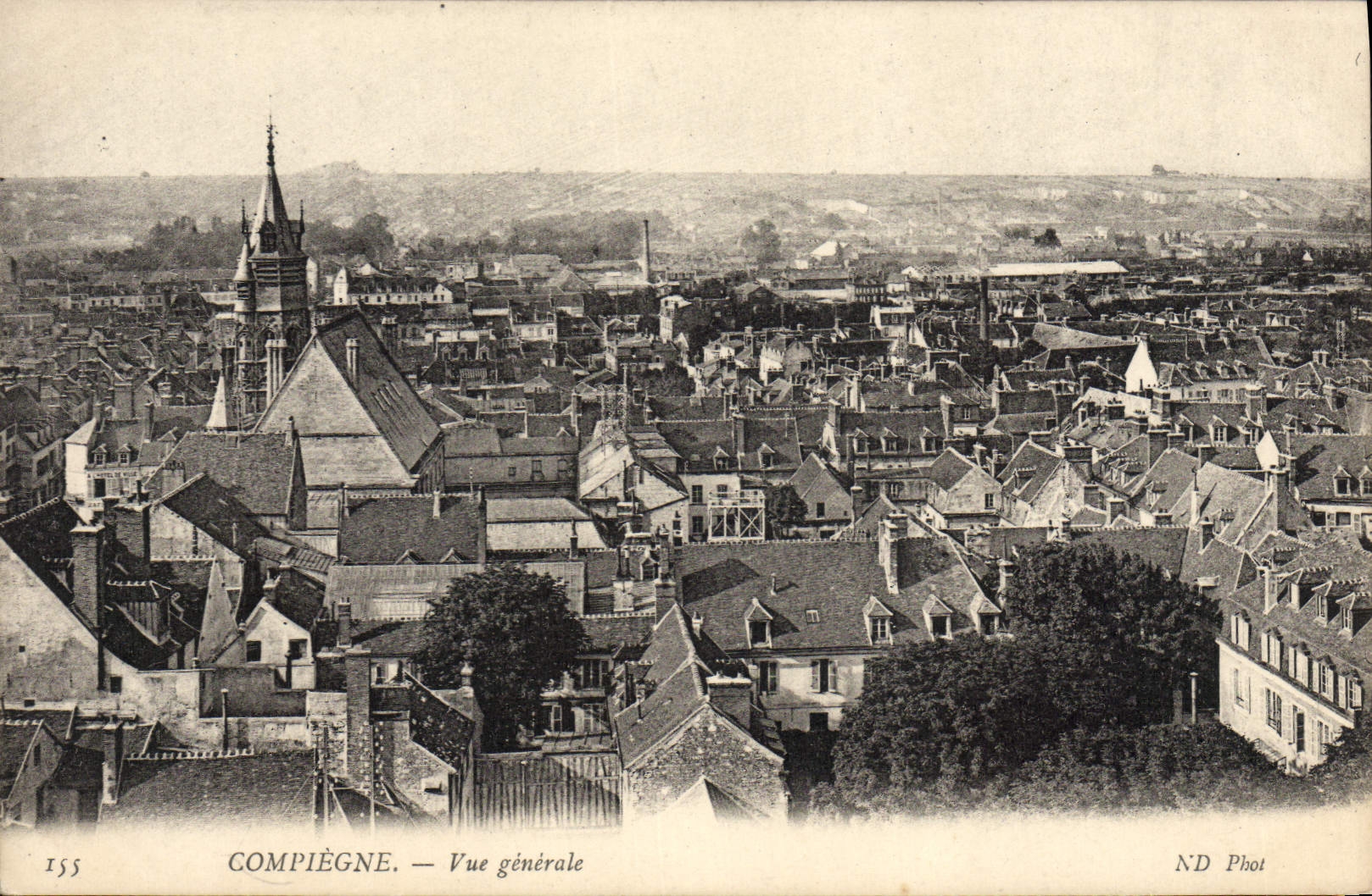 CPA Compiegne Vue Generale