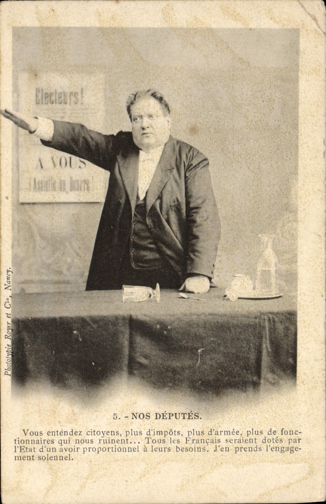 VINTAGE POSTCARD Our Deputies