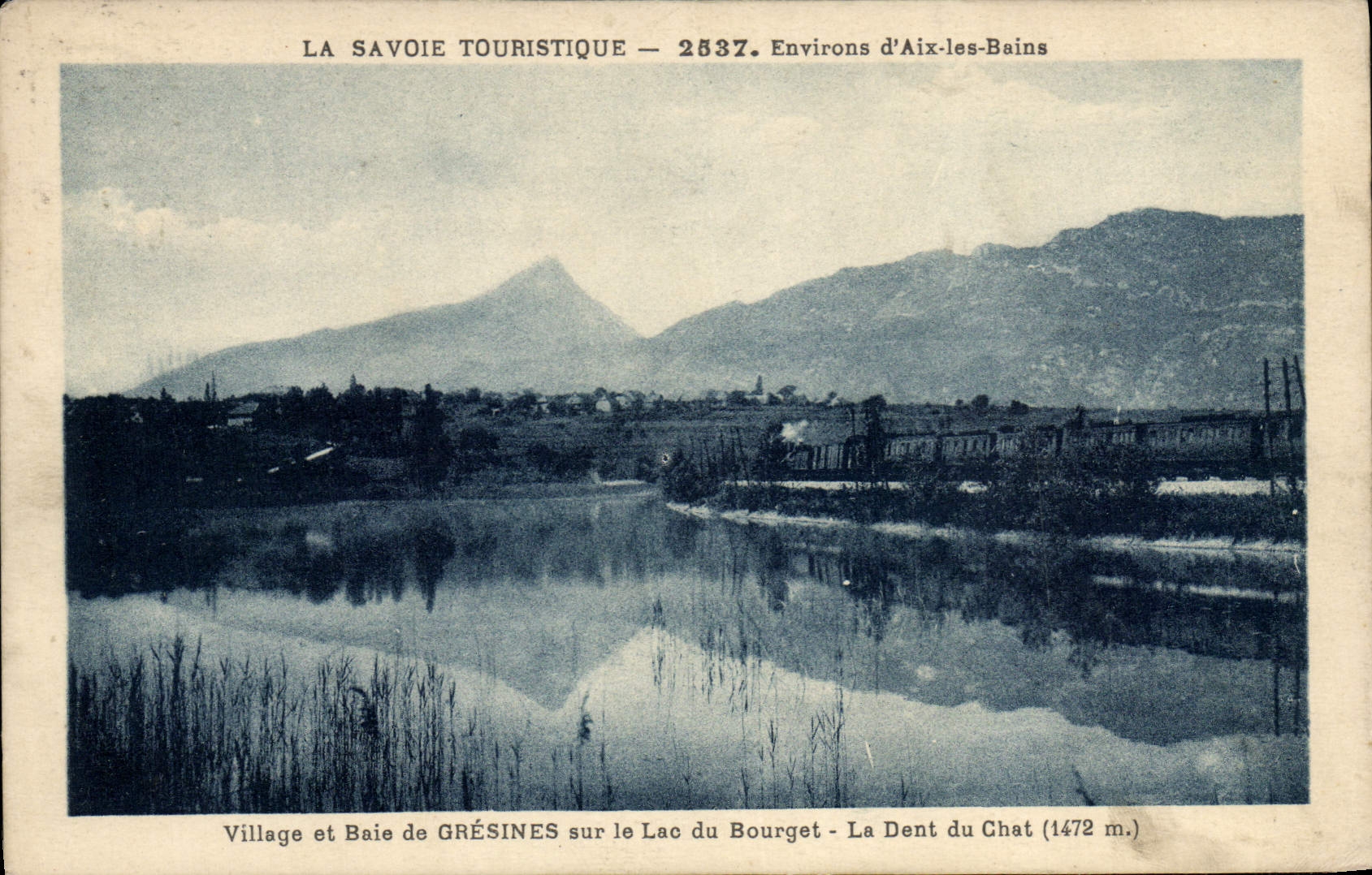 CPA Village Et Baie De Gresines Sur Le Lac Du Bourget La dent du chat 