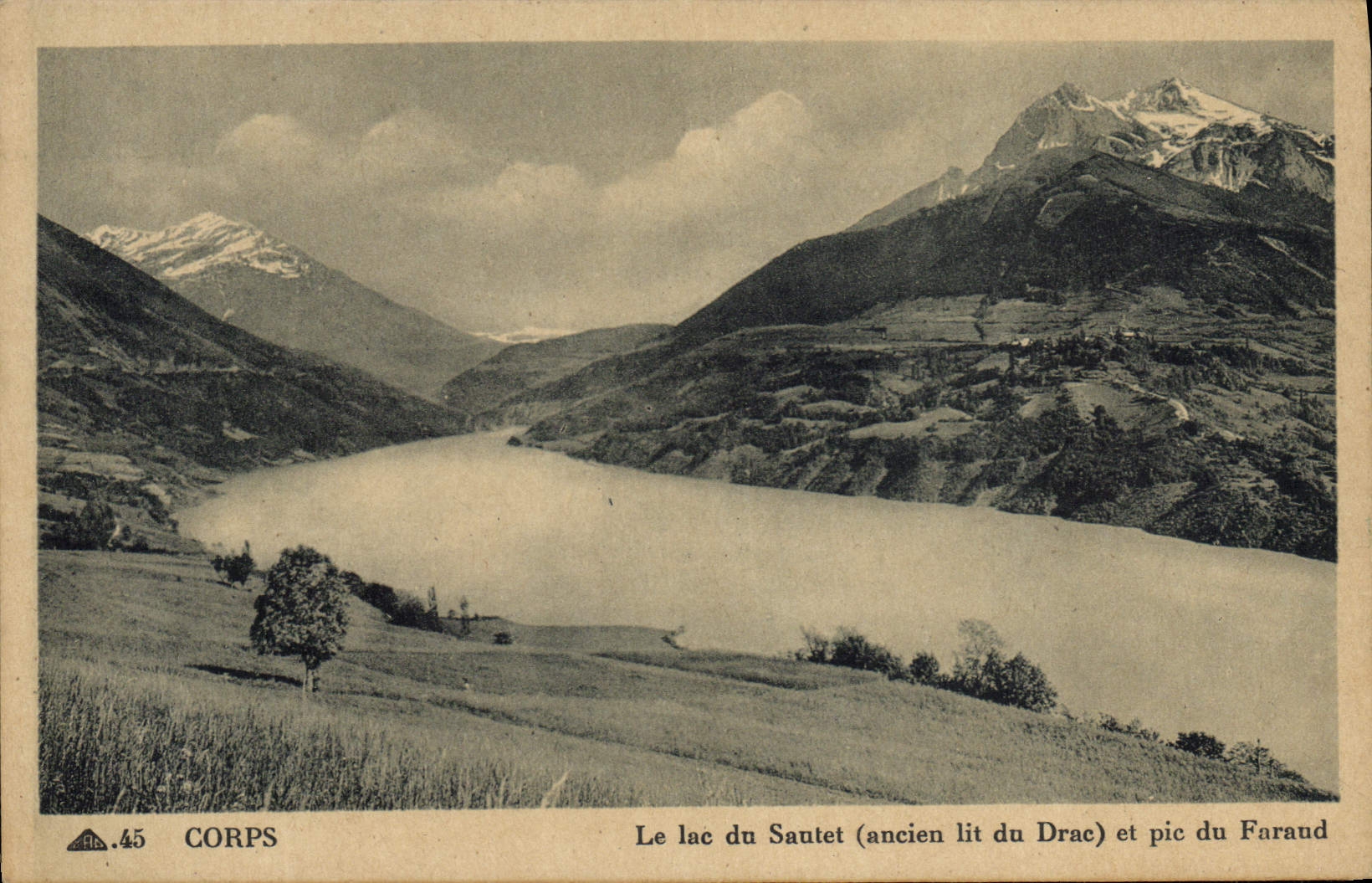 CPA Corps Le Lac Du Saulet ancien lit du Drac et pic du Faraud