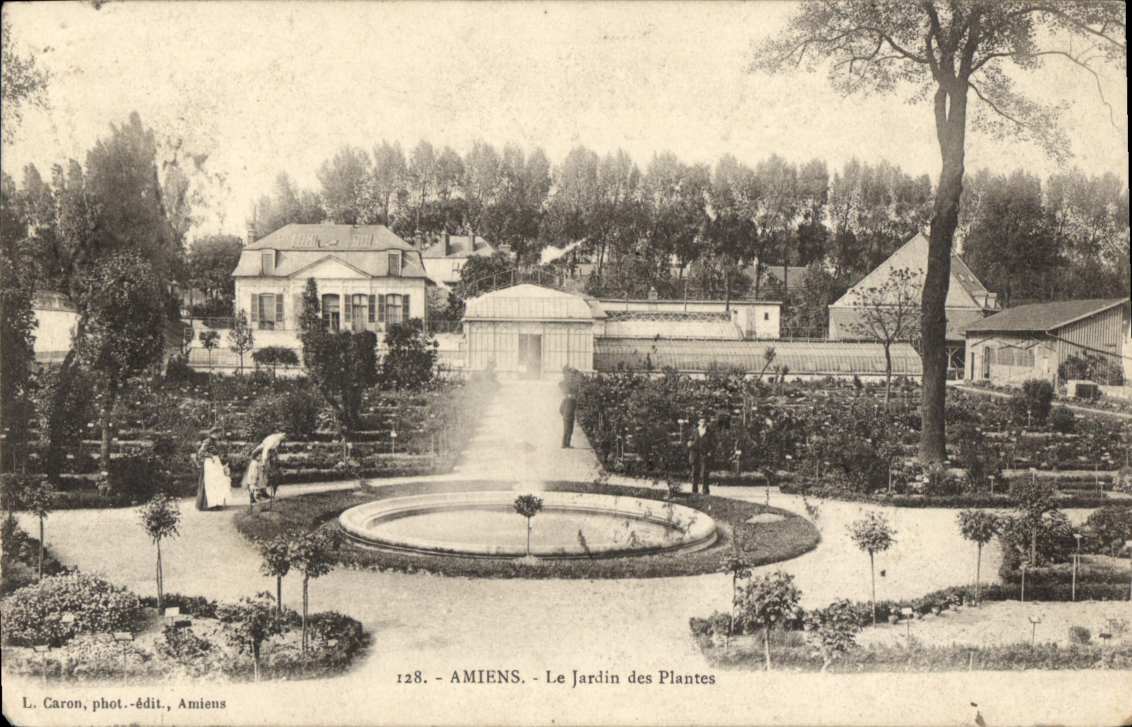 CPA Amiens Le Jantin Des Plantes