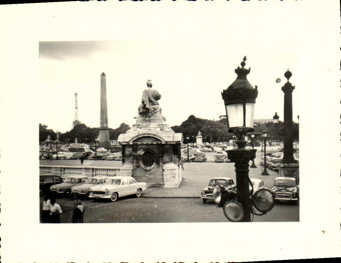Photo Paris Place de la Concorde Tour Eiffel