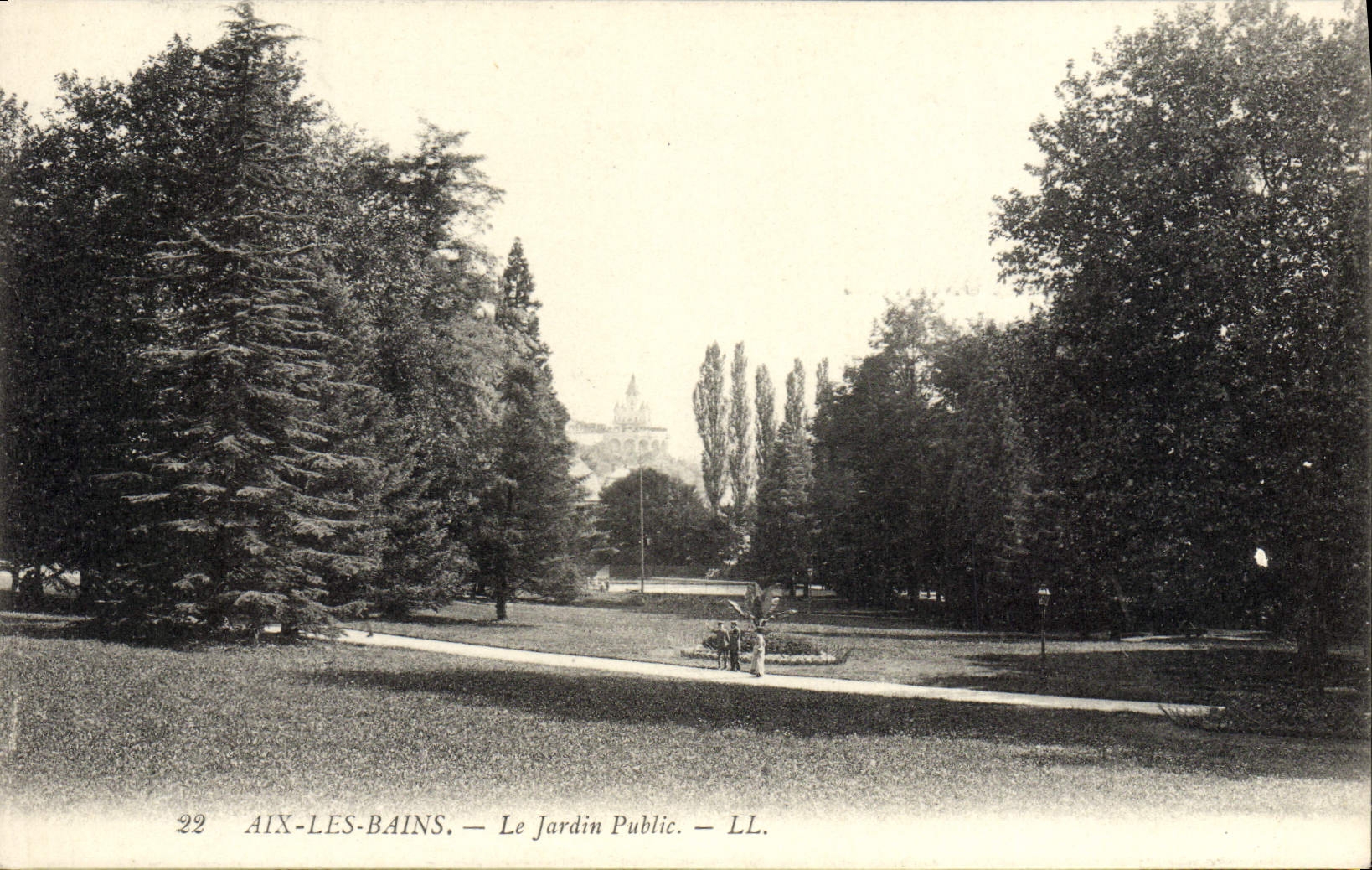 CPA Aix Les Bains Le Jardin Public