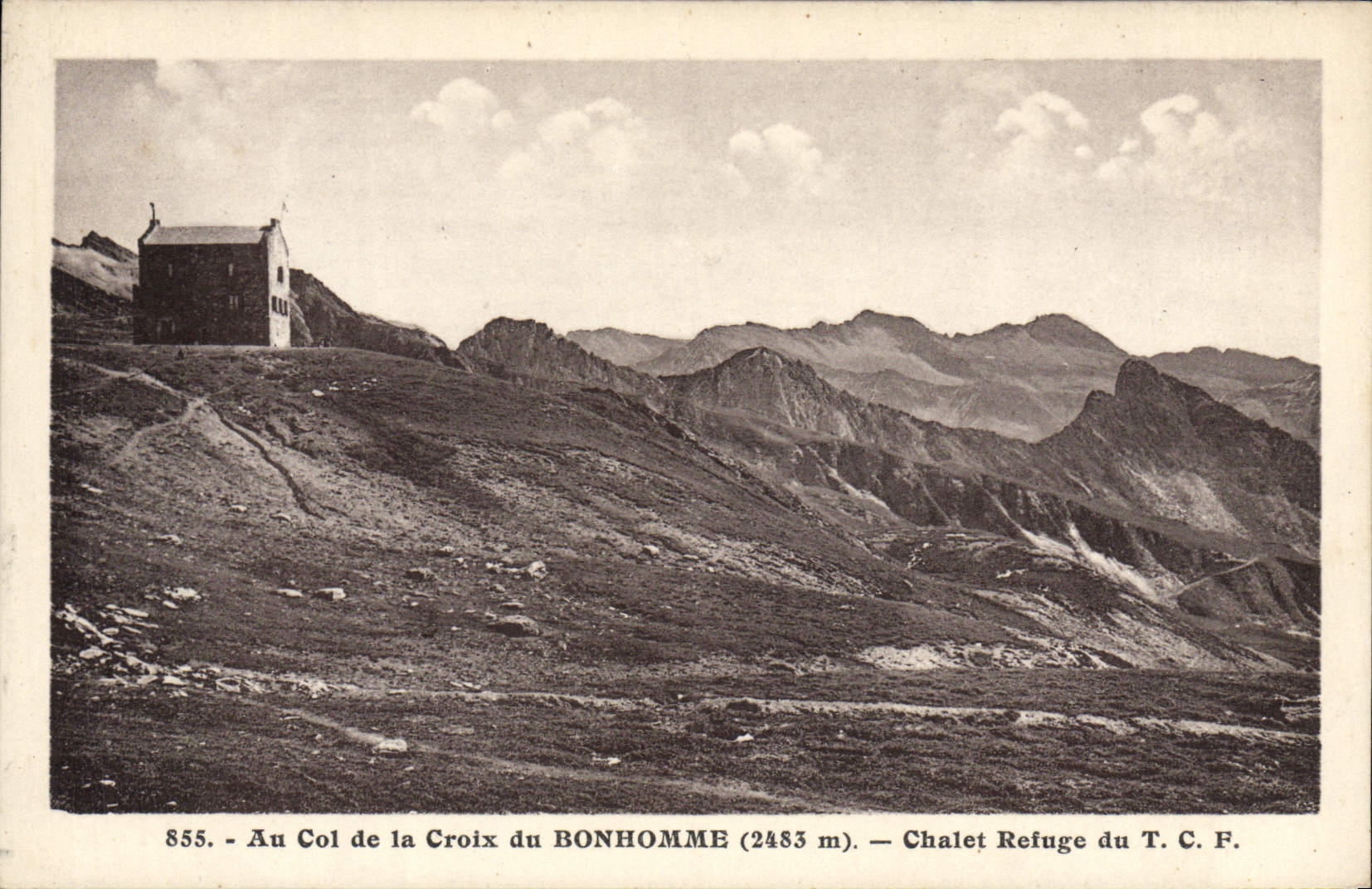 CPA Au Col de la Croix du Bonhomme Chalet Refuge du TCF