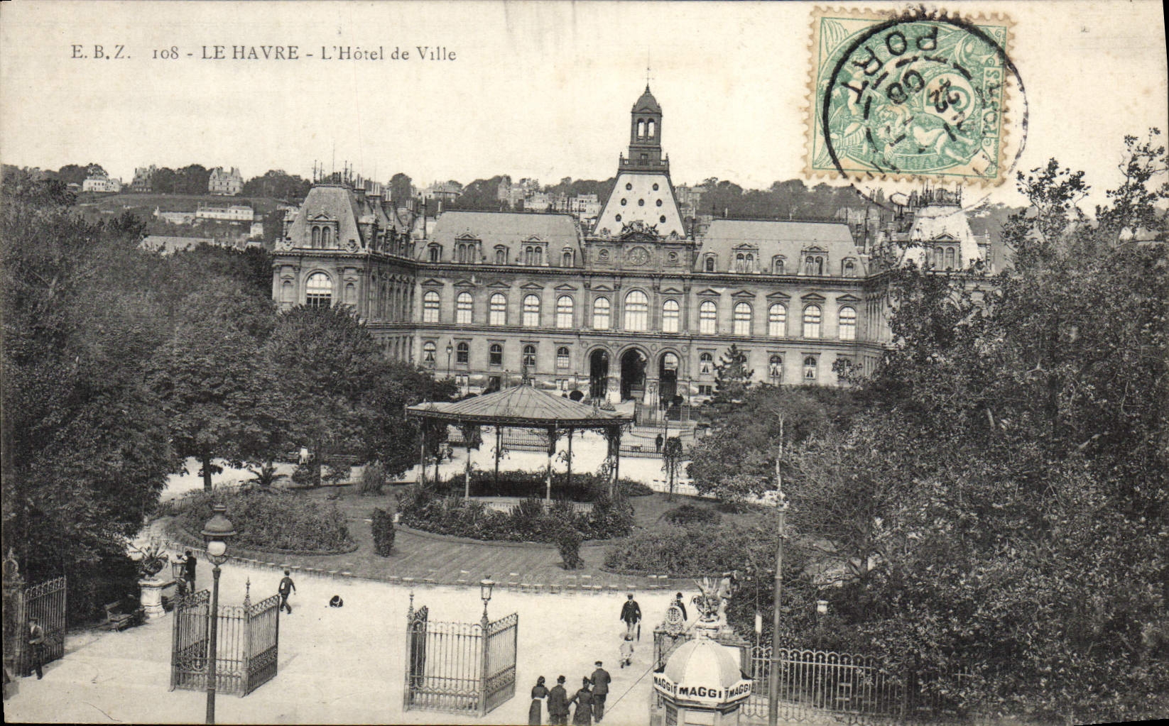 CPA Le Havre L'Hotel de Ville Maggi