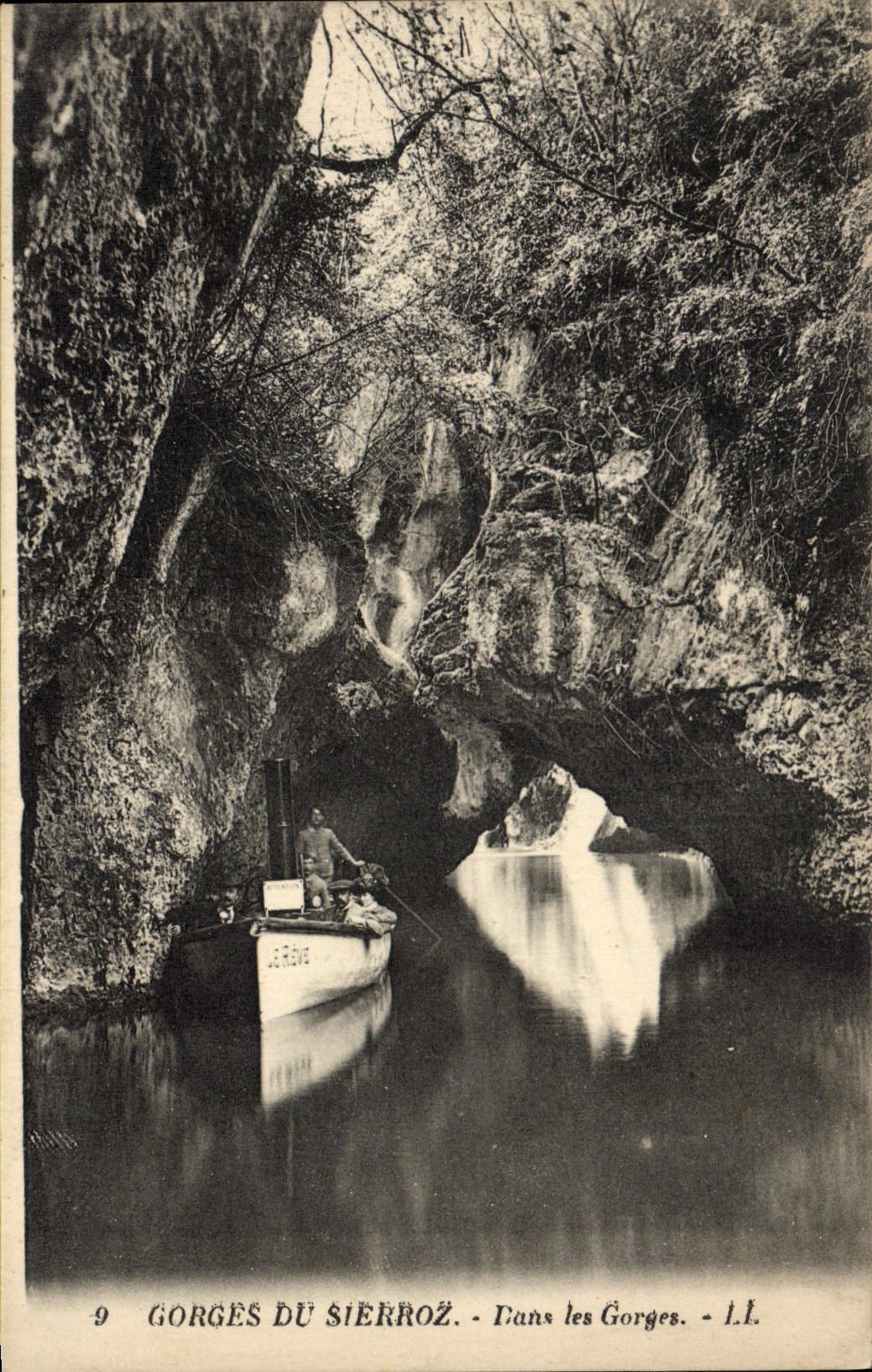 CPA Gorges Du Sierroz Dans Les Gorges
