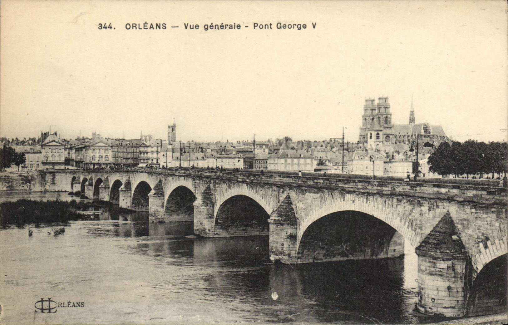CPA Orleans Vue Generale Pont George V