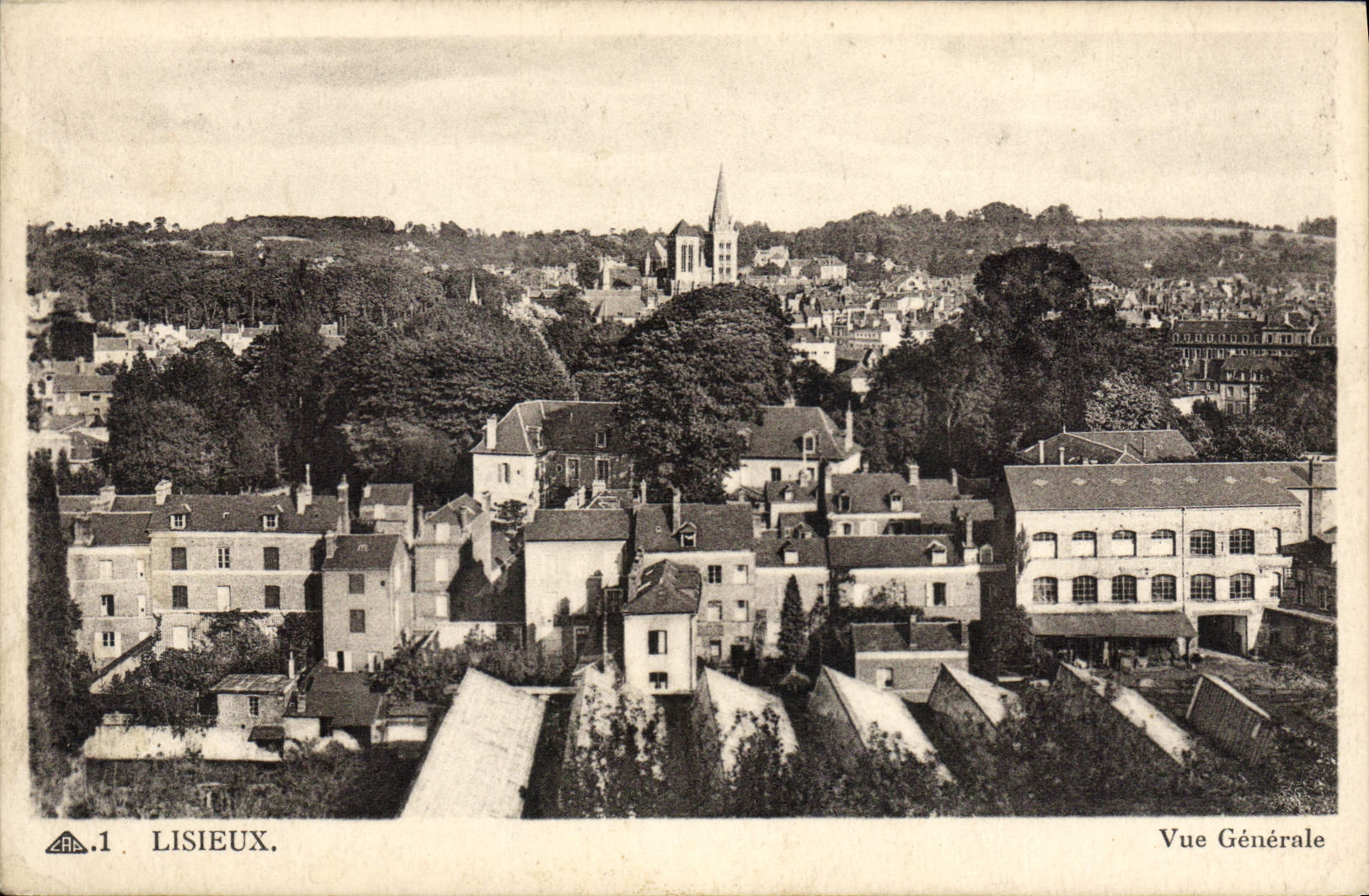 Opinión de Lisieux de la POSTAL de la VENDIMIA