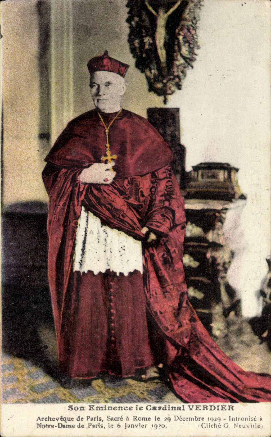 CPA Cardinal Verdier Archeveque de Paris 