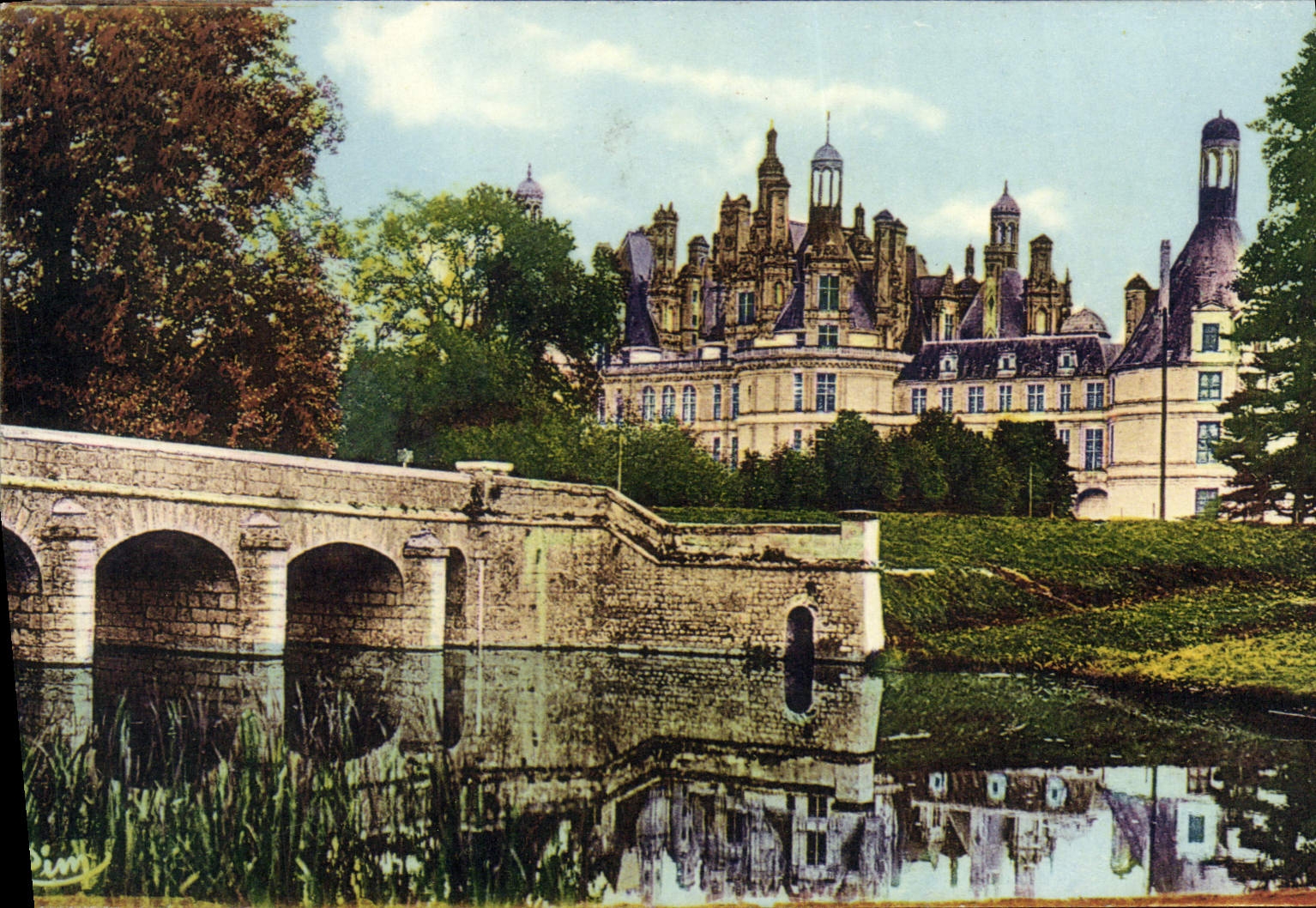 CPA Chambord Le Pont Sur le Casson