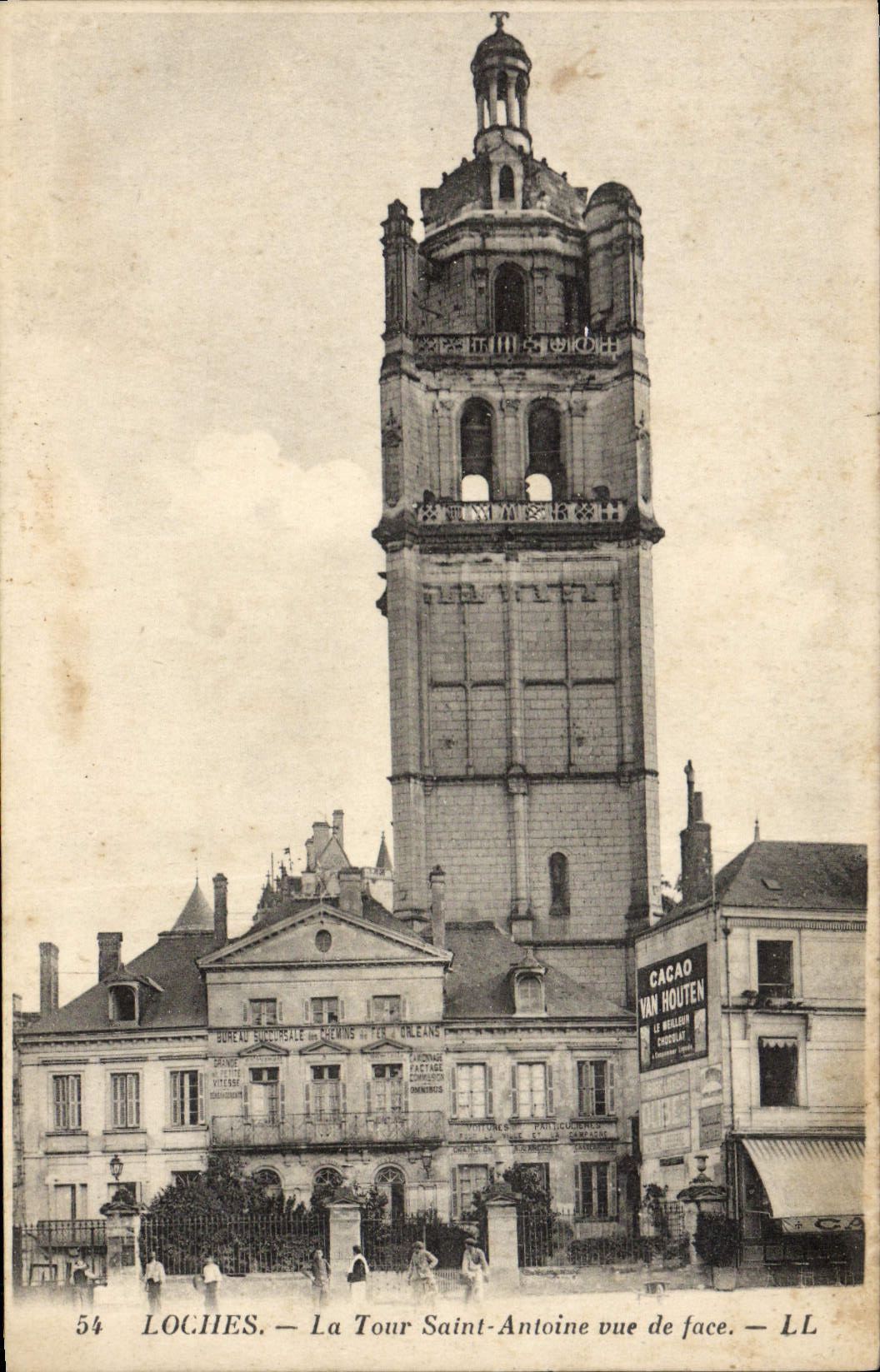 CPA Loches La Tour Saint Antoine Vue De Face