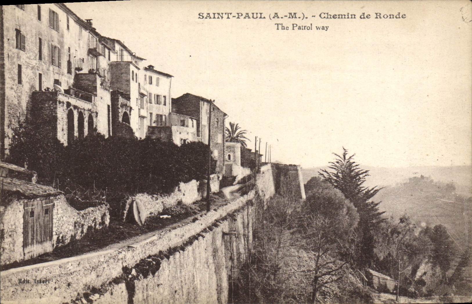 CPA Saint Paul Chemin de Ronde 