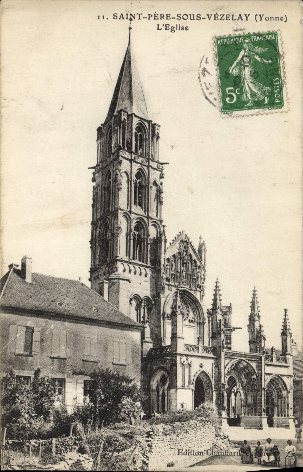 CPA Saint Pere Sous Vezelay L'Eglise