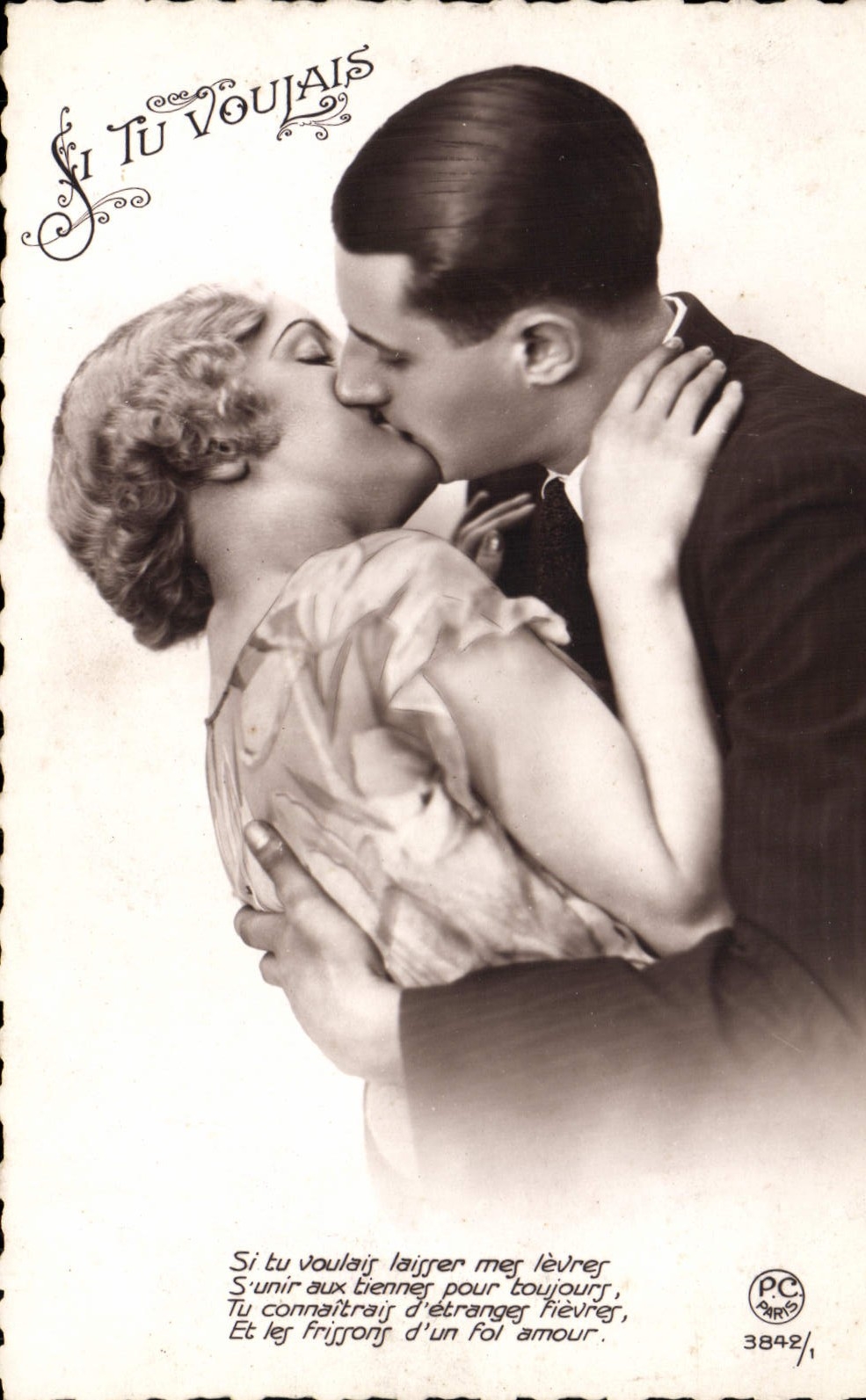 VINTAGE POSTCARD If you Wanted Woman