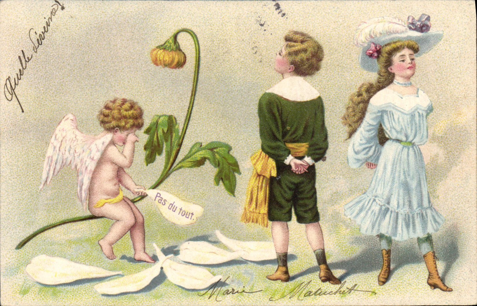 CPA Fantaisie Enfants Ange 