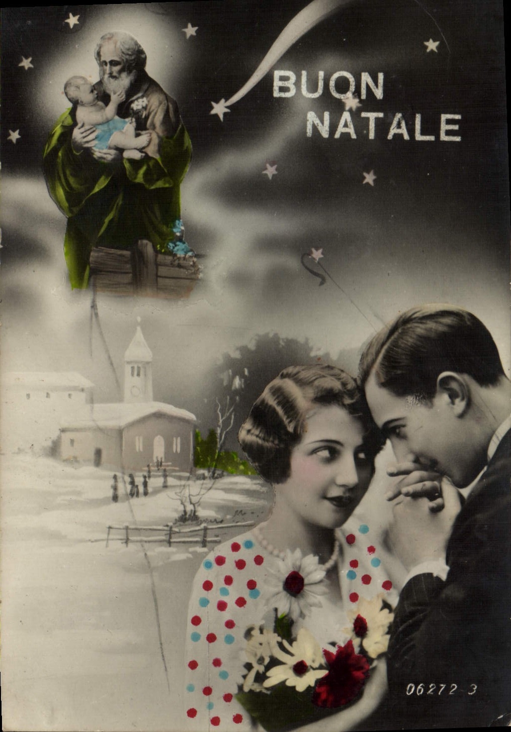 VINTAGE POSTCARD Fantasy Native Buon Woman