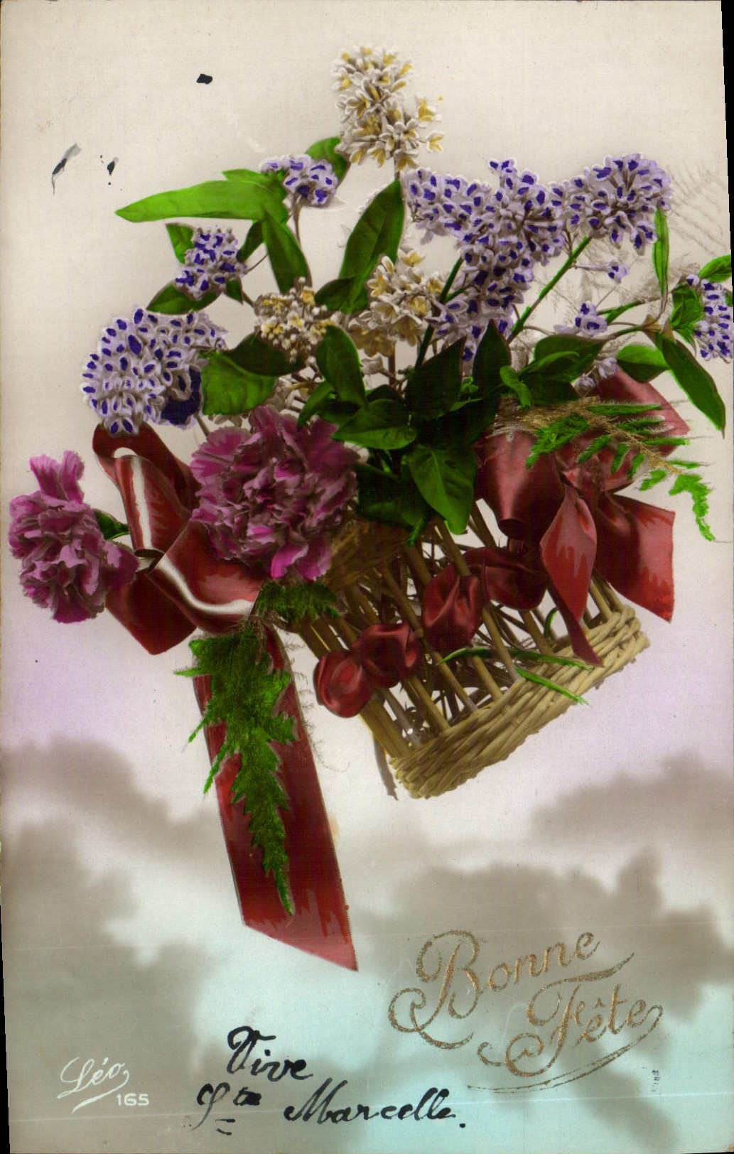 CPA Fantaisie Fleurs