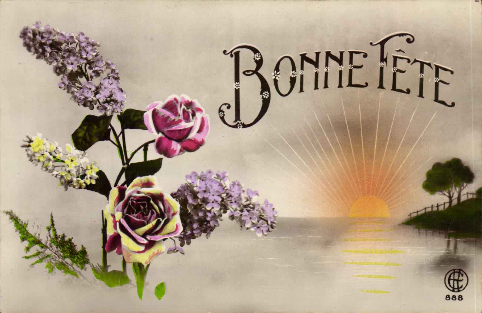 CPA Fantaisie Fleurs