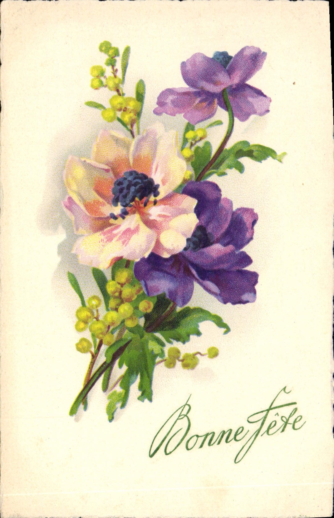 CPA Fantaisie Fleurs