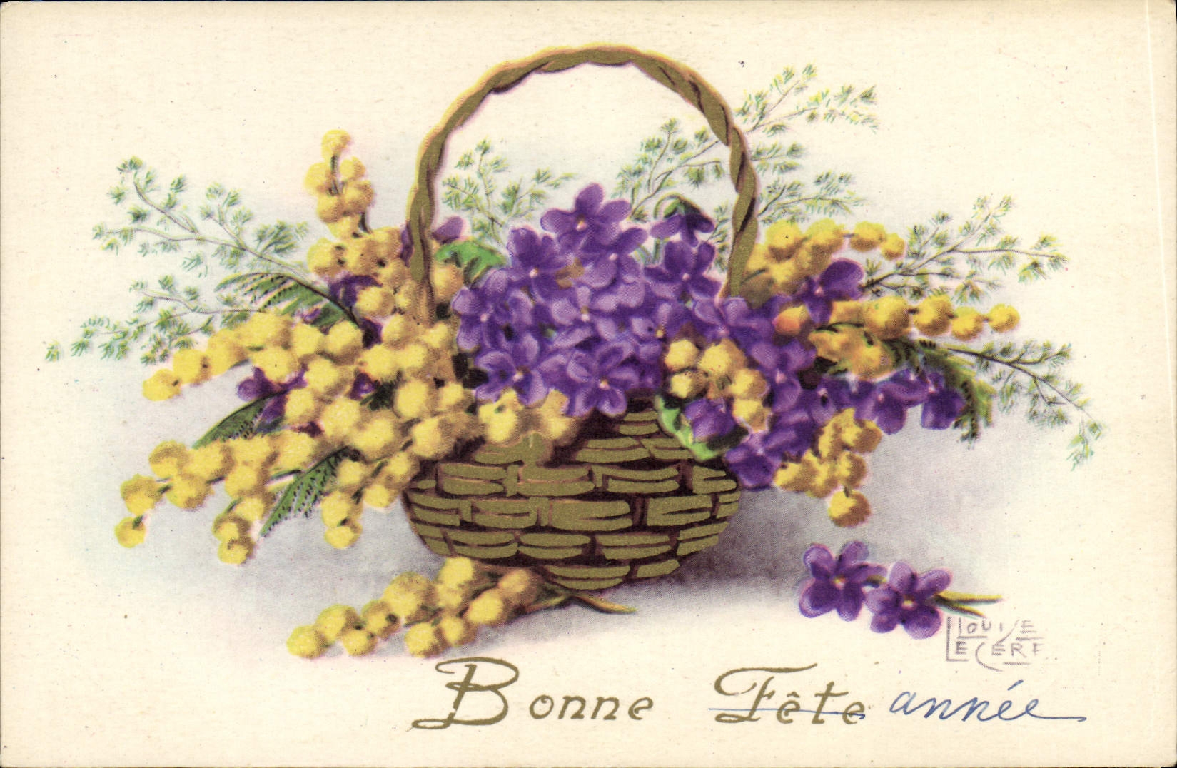 CPA Fantaisie Fleurs