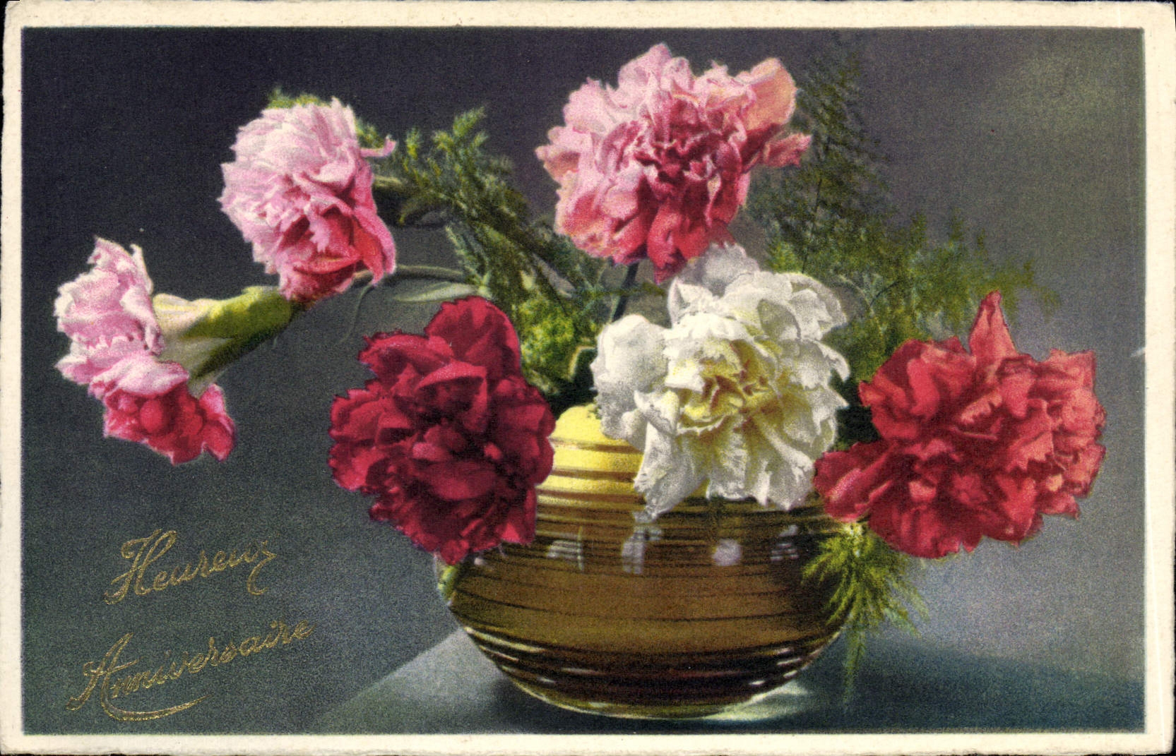 CPA Fantaisie Fleurs