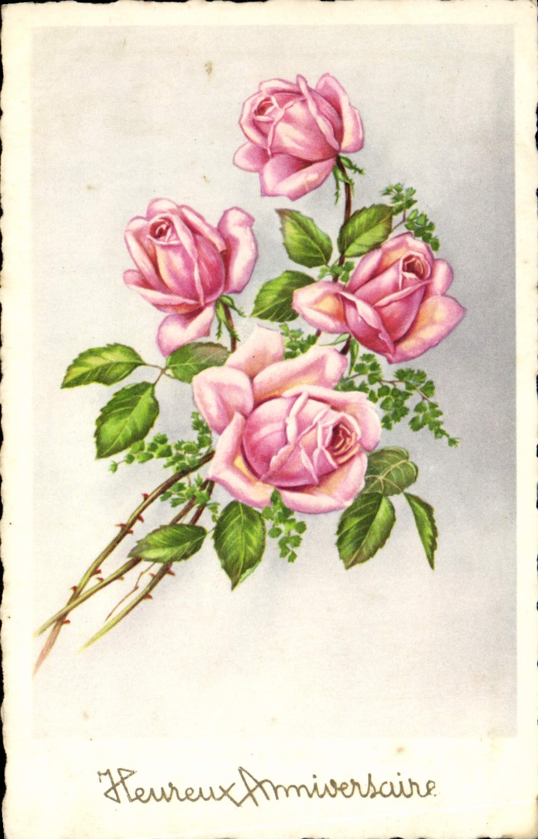 CPA Fantaisie Fleurs