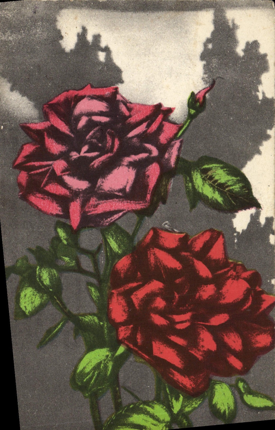 CPA Fantaisie Fleurs