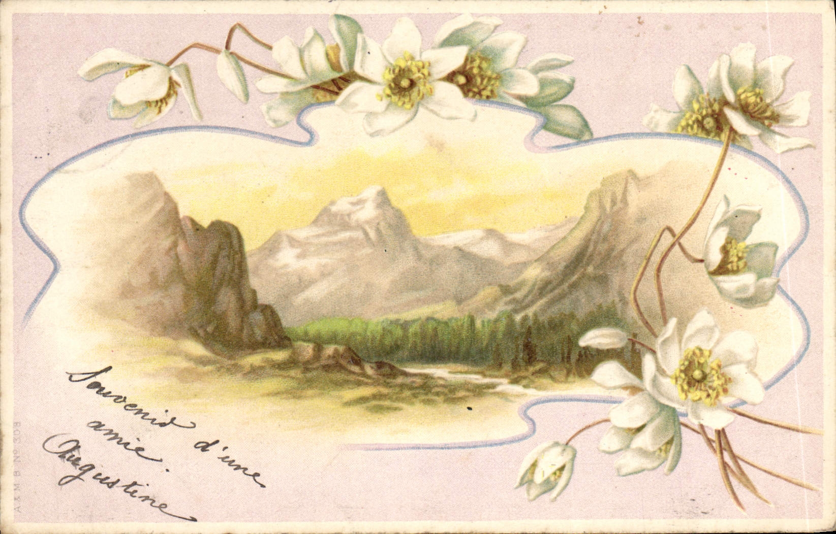 CPA Fantaisie Fleurs