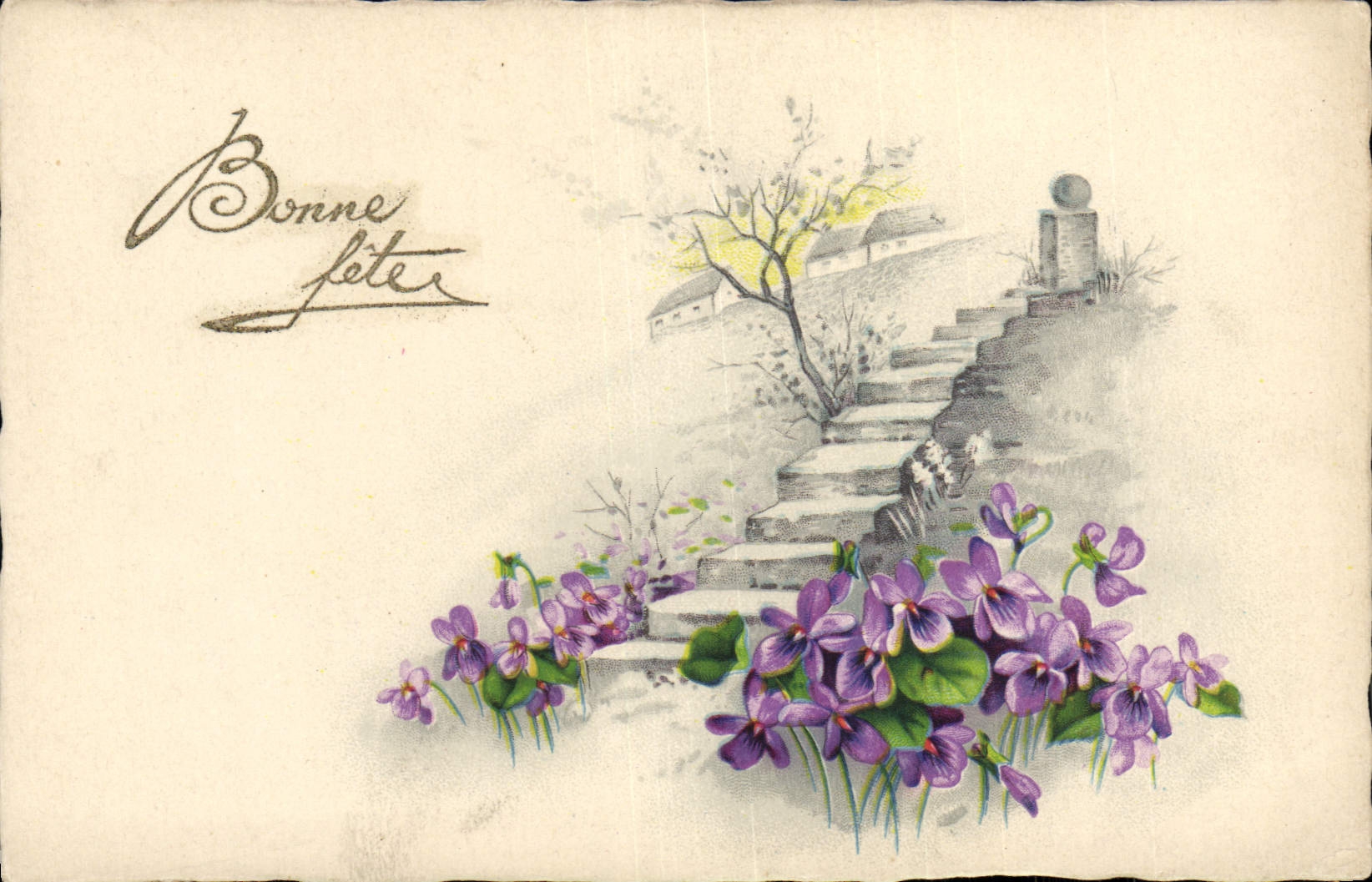 CPA Fantaisie Fleurs