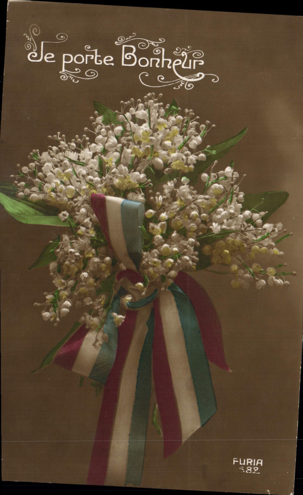 CPA Fantaisie Fleurs Muguet 