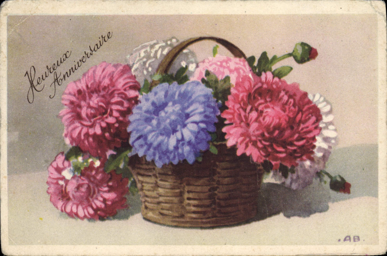 CPA Fantaisie Fleurs