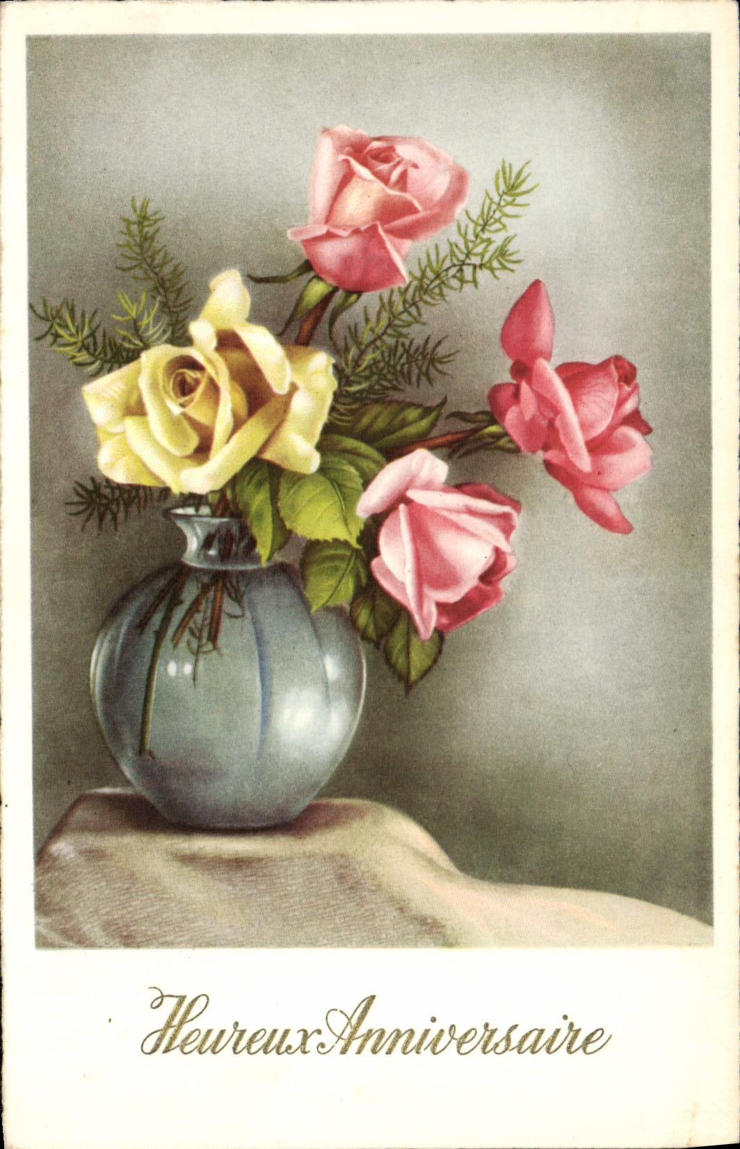 CPA Fantaisie Fleurs