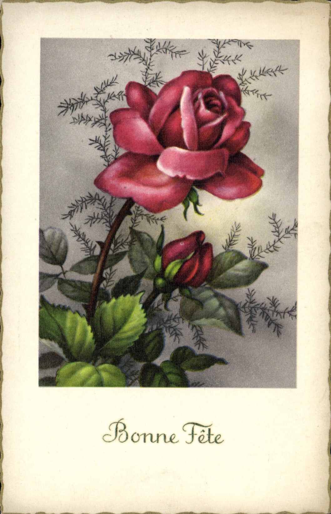 CPA Fantaisie Fleurs