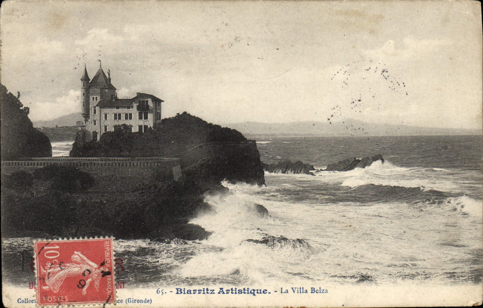 CPA Biarritz Artistique la Villa Belza