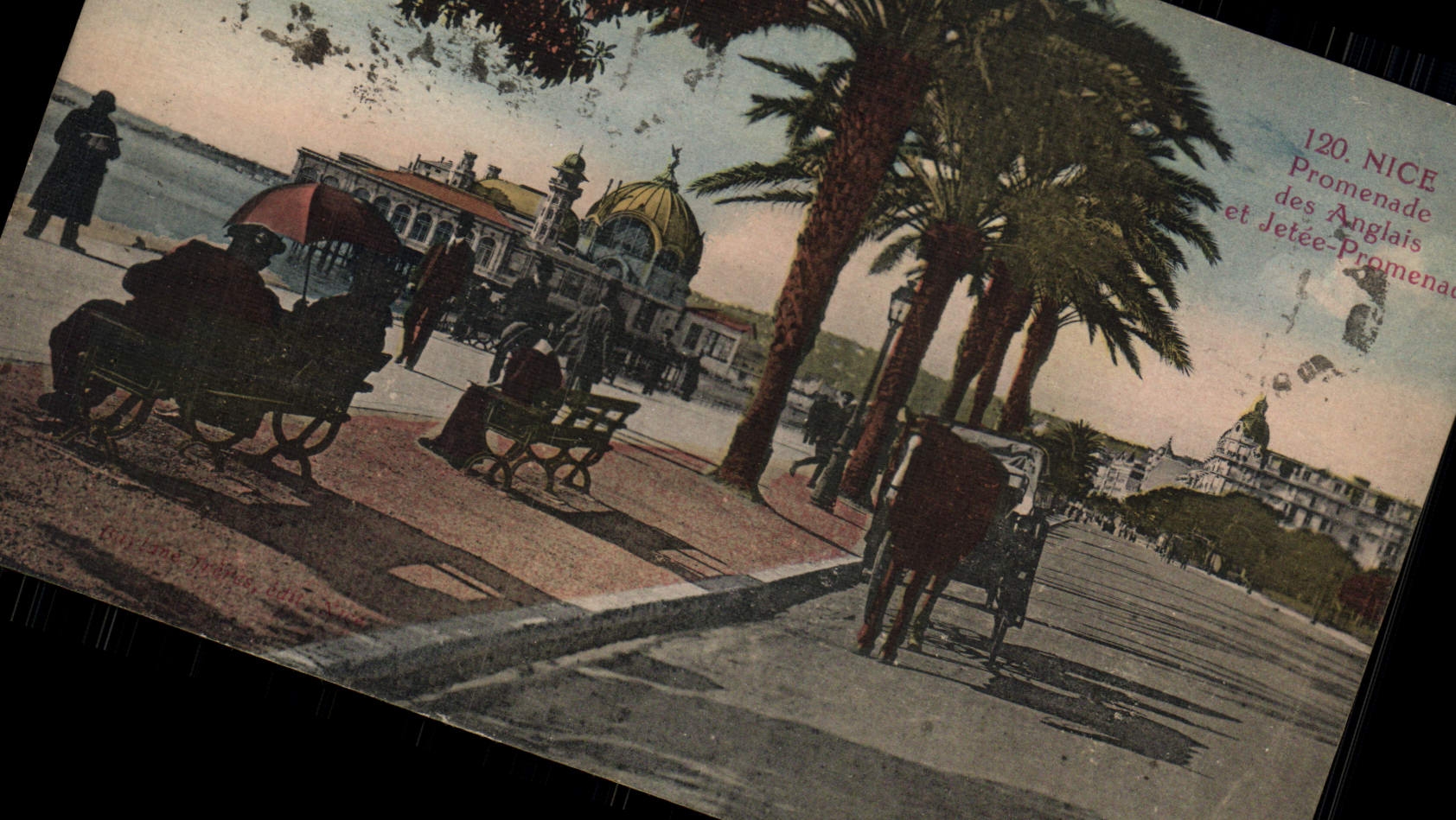 CPA Nice Promenade des Anglais et jetee promenade