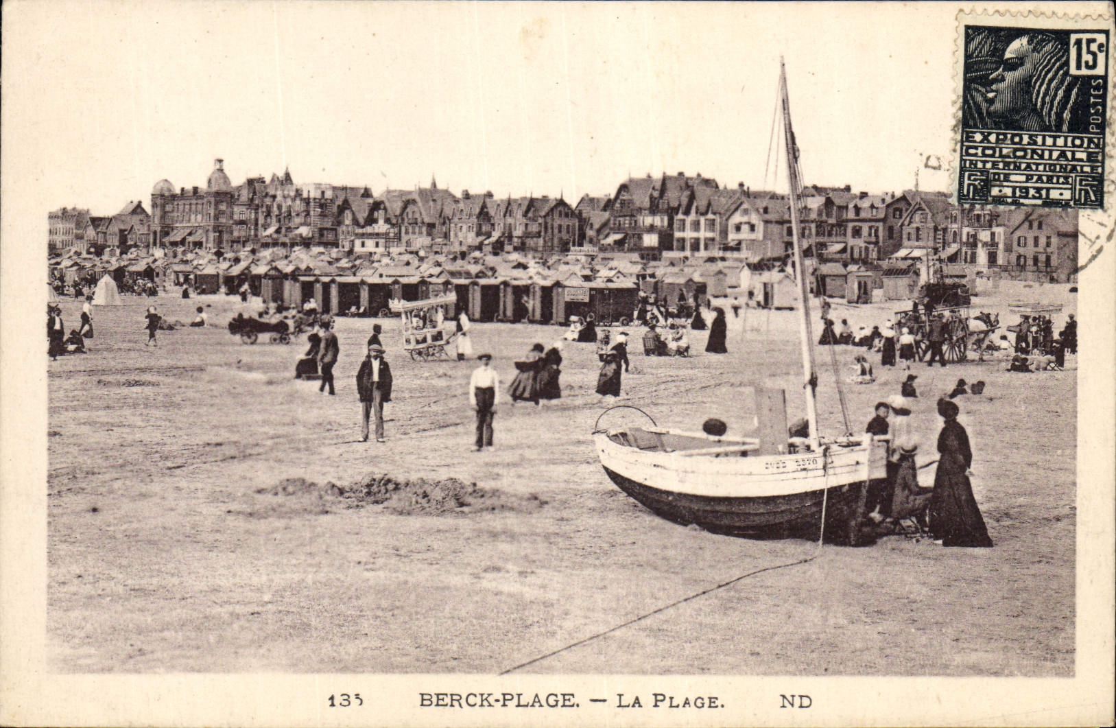 CPA Berck Plage La Plage