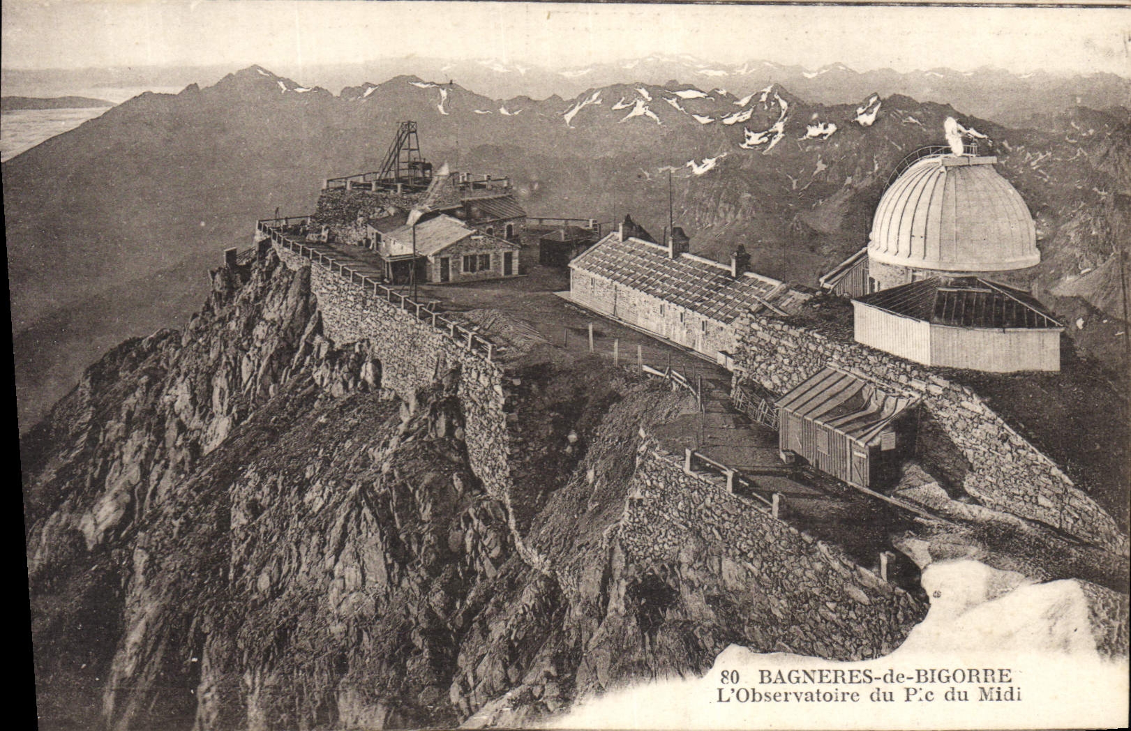 CPA Bagneres de Bigorre L'Observatoire du Pic du Midi