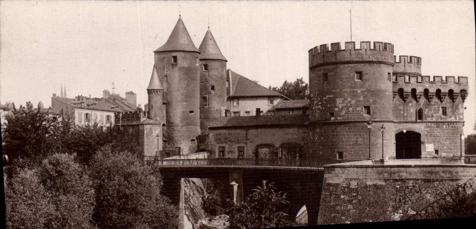 CPA Metz La porte des Allemands