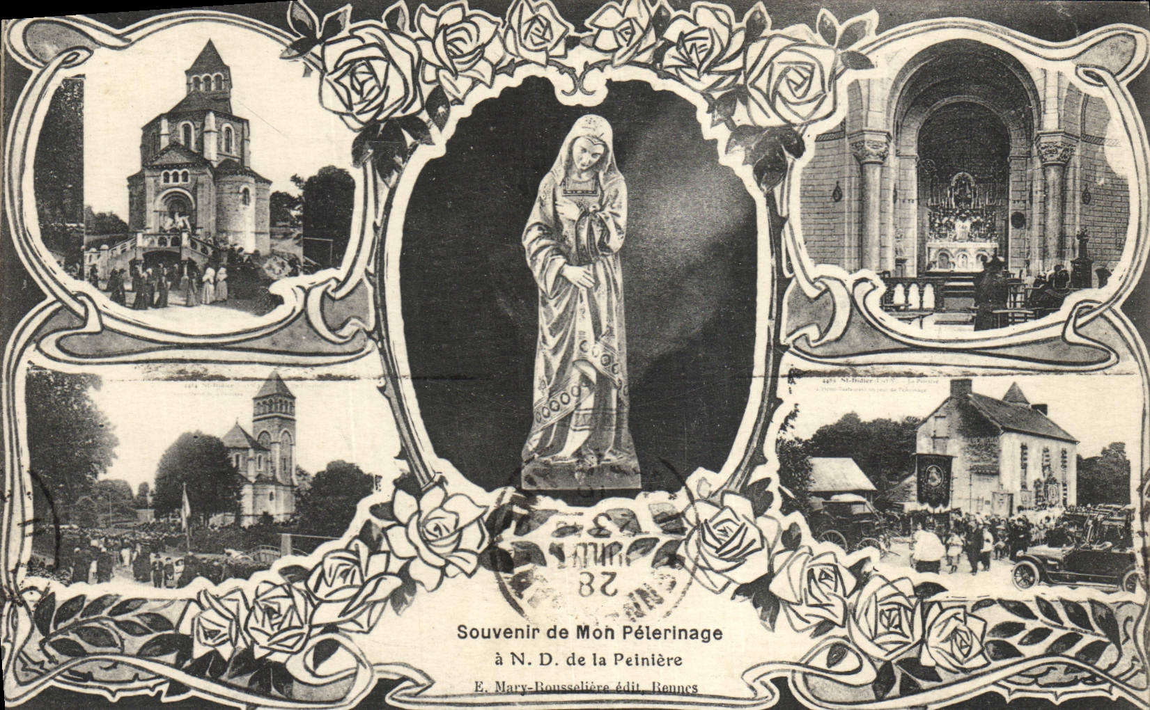 CPA Souvenir de mon pelerinage a ND de la Peiniere 