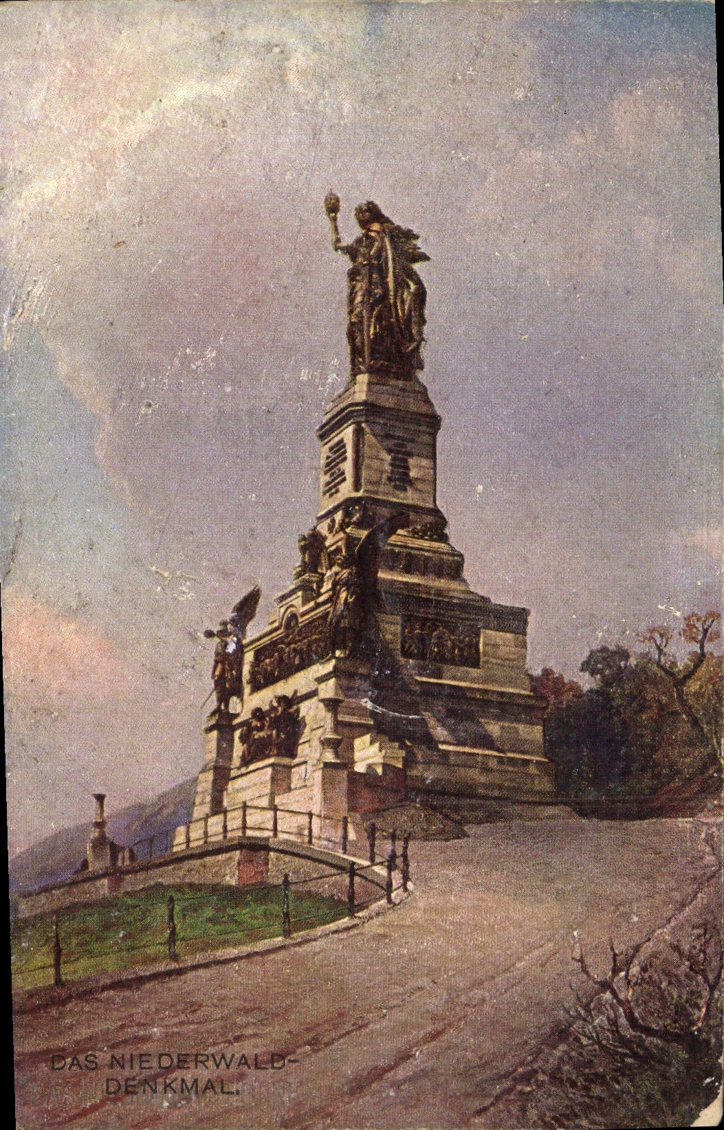 CPA Das Niederwald Denkmal