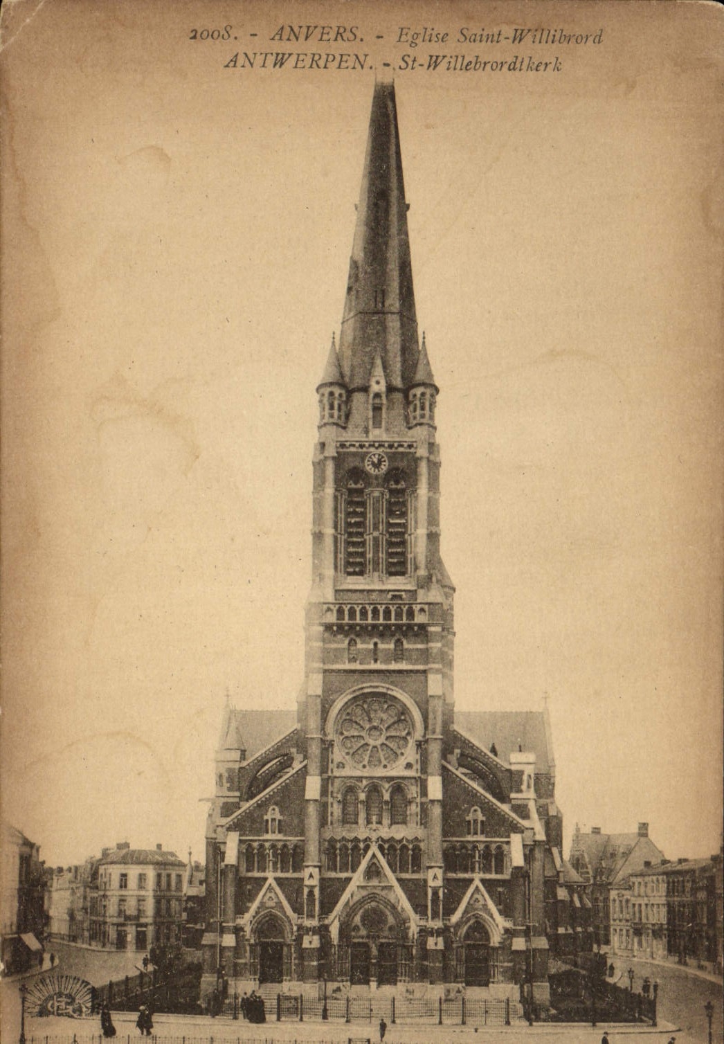 CPA Anvers Eglise Saint Willilbrord