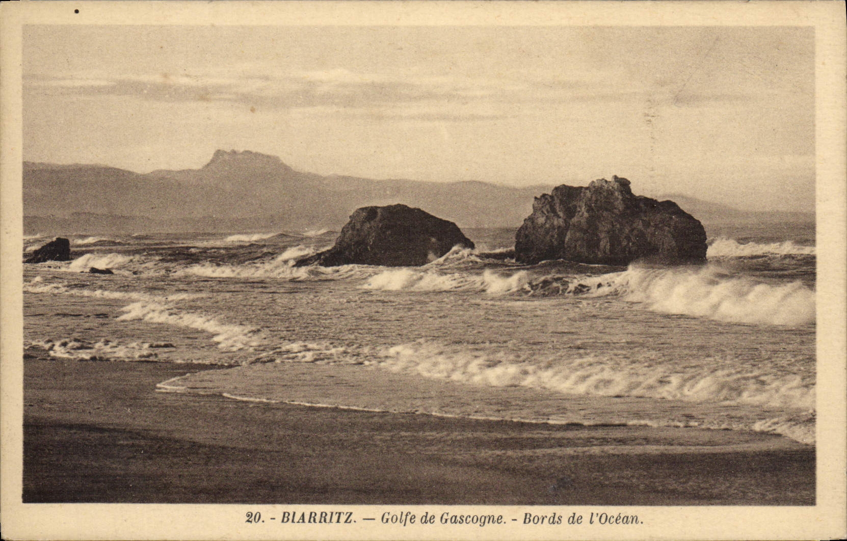 CPA Biarritz Golfe de Gascogne Bords de L'Ocean
