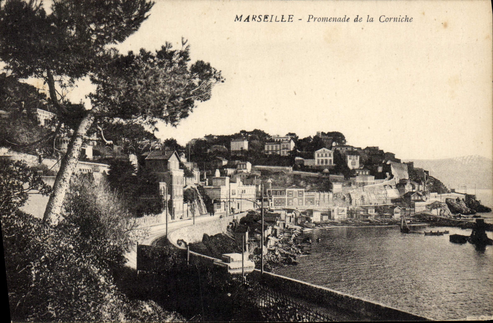 CPA Marseille Promenade de la Corniche